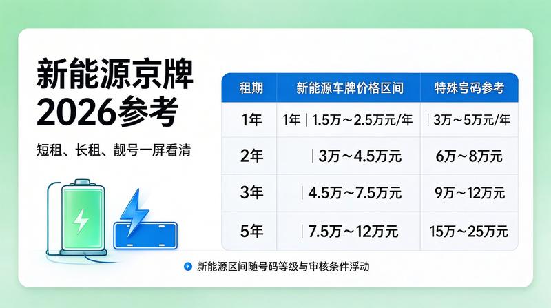 新能源与燃油车牌照差异